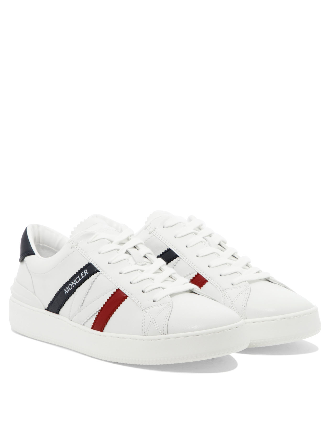 MONCLER White Monaco M sneakers